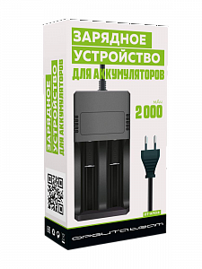Зарядное устройство для аккумуляторов 18650 на 2 слота Орбита OT-APZ16
